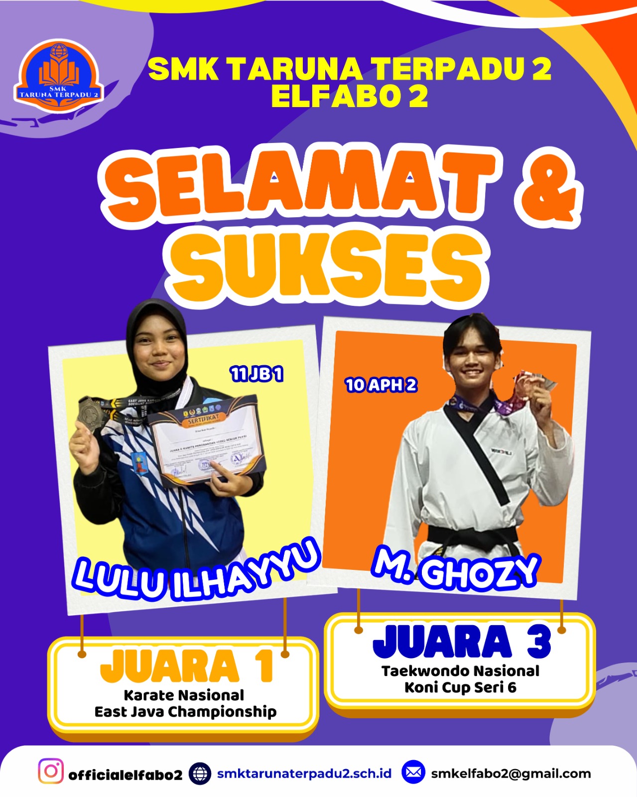 Selamat & Sukses Juara